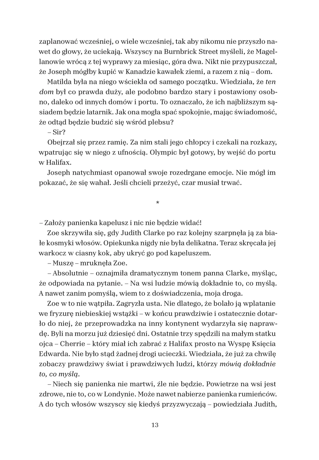 Strona 13 z powieści Porcelanka Mai Kowalskiej